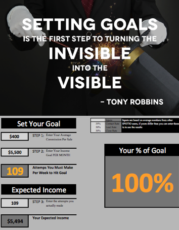 Sales Goal Template image Sales Goal Template image