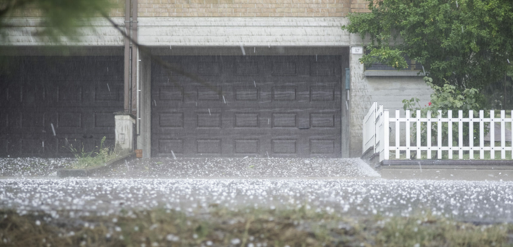 Hail Storm Damage Door Hanger