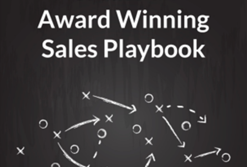 Award WInning Sales Playbook Resources Landing page