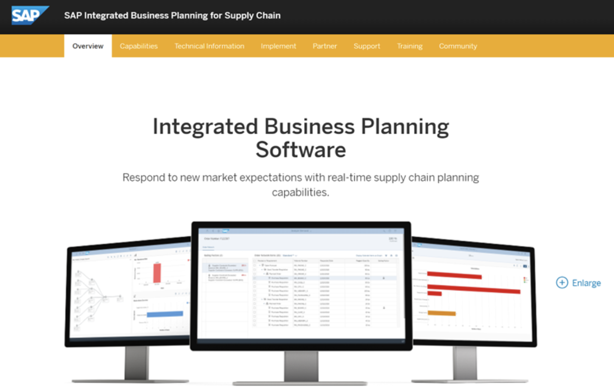 sap integrated business planning for sales and operations