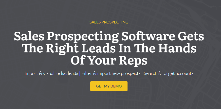 SPOTIO sales prospecting software