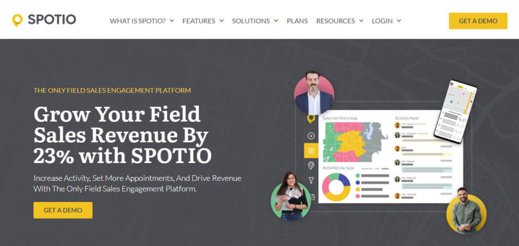 SPOTIO field sales engagement software