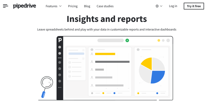 Pipedrive sales forecasting software