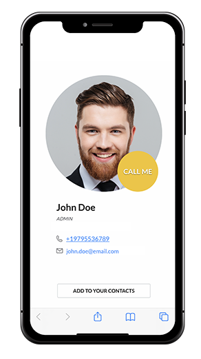 Create digital business cards with SPOTIO's door knocking app