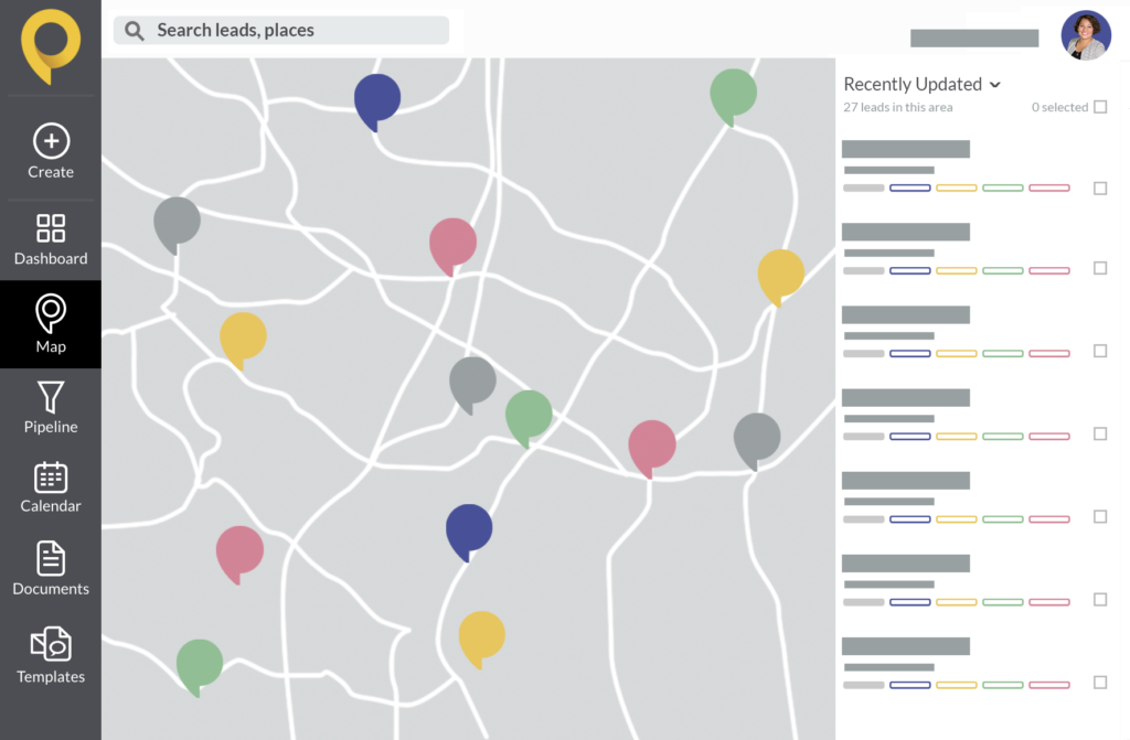 Sales territory mapping in SPOTIO