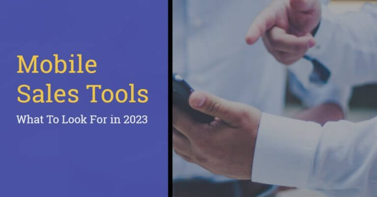 Mobile Sales Tools