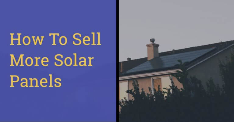 Selling Solar Panels