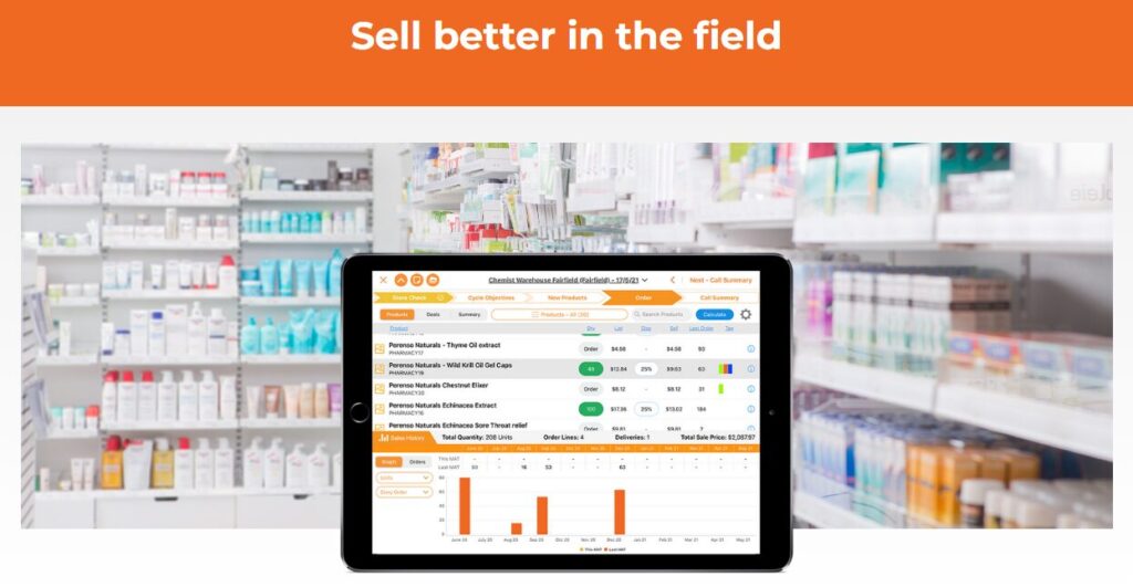 Perenso field sales software