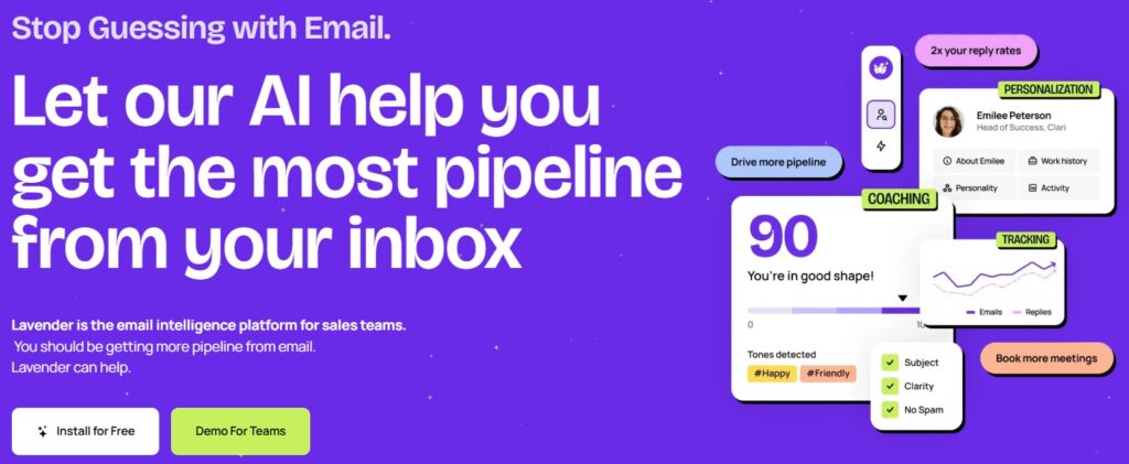 Lavender AI sales tool