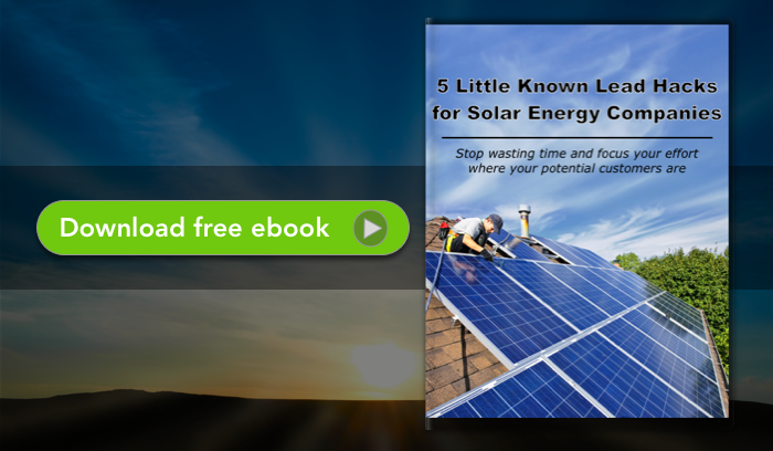 Free eBook on Getting More Solar Energy Sales Leads