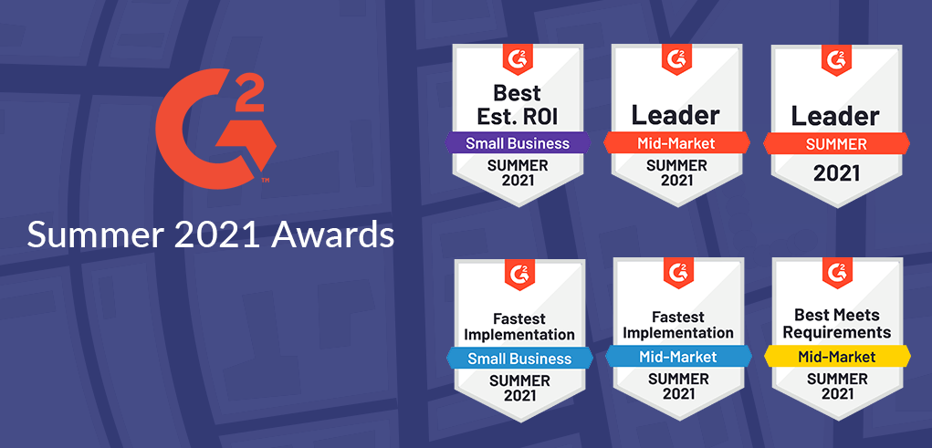 SPOTIO Takes Home 6 G2 Summer Awards