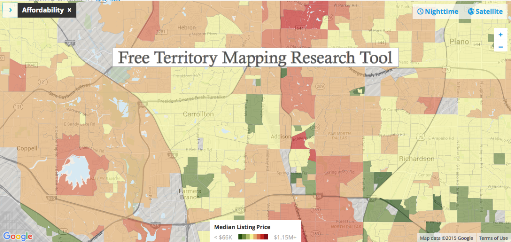Free Online Sales Territory Mapping Tool for Research Current & Future Prospects
