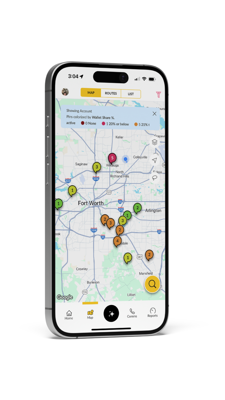 Territory map app