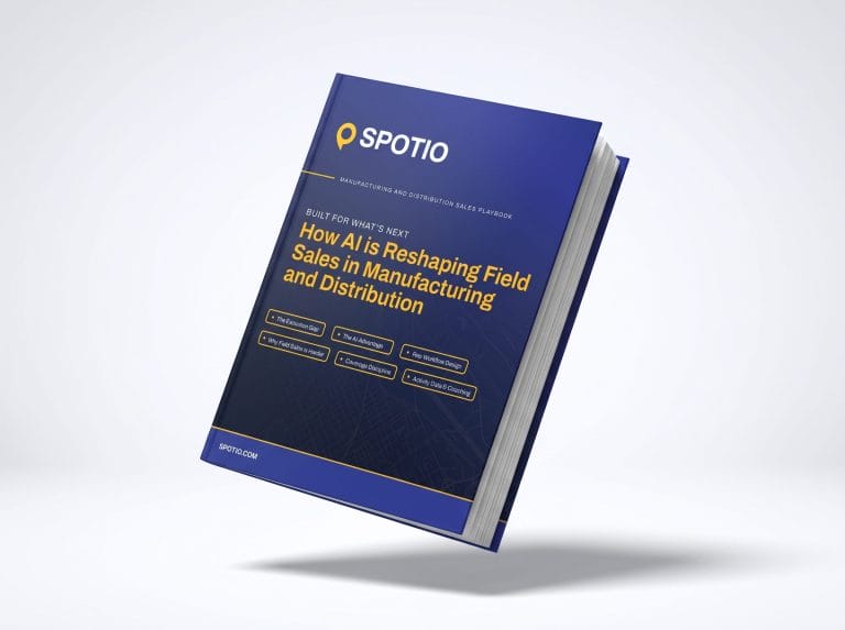 SPOTIO Manufacturing Sales Playbook Cover